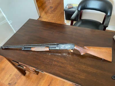 Winchester Model 12 12gauge (Engraved) - Image 1 of 8