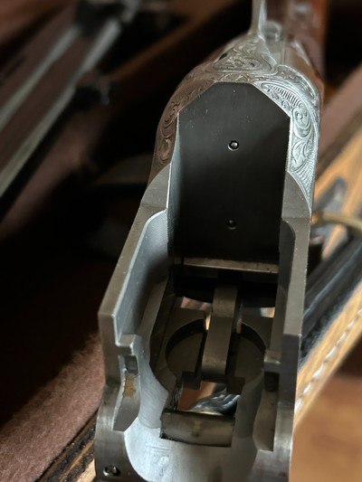 Browning Grade VI .410 Round Knob Long Tang 1990 26in IC/MBeautiful EngravingAs New Cased - Image 10 of 12