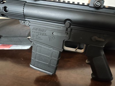 DPMS Panther Arms LR-308Rail Gun, Bi Pod Millet Scope 6-25x56 New Condition - Image 1 of 8