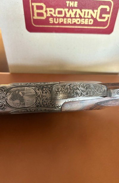 BROWNING ROUND KNOB LONG TANG EXHIBITION 28ga VERY RARE SOLID RIB 28