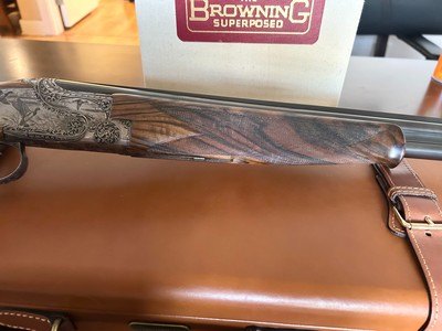 BROWNING ROUND KNOB LONG TANG EXHIBITION 28ga VERY RARE SOLID RIB 28