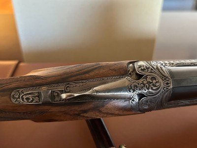 BROWNING ROUND KNOB LONG TANG EXHIBITION 28ga VERY RARE SOLID RIB 28