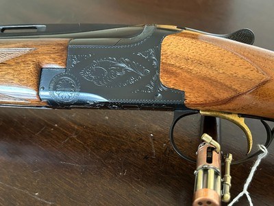Browning Superposed .4101963 28in Round Knob Long Tang. Grade 1 Belgium3 inch - Image 1 of 10
