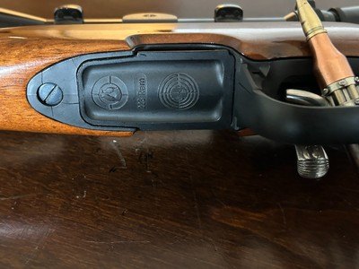 Beautiful Steyr Mannlicher Model SL .223 Rem 23in Spiral BarrelDouble set triggers. Scope - Image 5 of 9