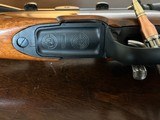 Beautiful Steyr Mannlicher Model SL .223 Rem 23in Spiral BarrelDouble set triggers. Scope - Image 5 of 9