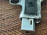 Savage 1907 Nickel Engraved .380 - Image 7 of 7