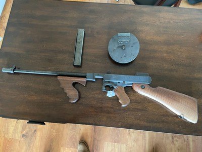 Auto Ordinance Model 1927 Thompson semi automatic Carbine 45 ACP PRE BAN - Image 1 of 4