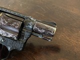 Engraved Smith & Wesson Model 36.38 Special Double Action Revolver - Image 4 of 8
