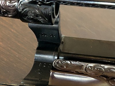 Engraved Smith & Wesson Model 36.38 Special Double Action Revolver - Image 7 of 8