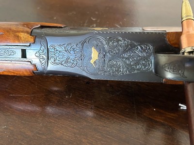 Browning .410 Belgium Superposed Cargnel Engraved 28in 1966 - Image 6 of 12