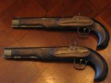 Kentucky .50 cal. Replica Cased Set Pistols With Vintage Accessories - 3 of 7