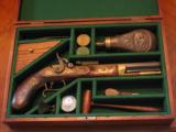 Reproduction of a ca.1850 Cased Hawken Pistol set
- 1 of 8