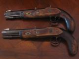 Deer Creek .50 cal. blackpowder pistol replicatation of an English Dueling pistol cased Set - 4 of 11