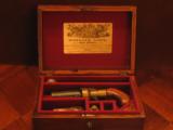 Replication of an English Antique ca.1845 .36 cal. Percussion Pepperbox Pistol Cased Set (Classic Arms Pistol Kit) - 3 of 14