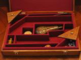 Replication of a ca.1850 .45 cal. Blackpowder English Dueling Pistol Cased Set (CVA pistols) - 8 of 11