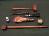 Recreated Antique English ca.1840 .50 cal. Charles & Henry Egg Dueling Pistol Cased Set (Hawken) - 4 of 9