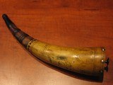 Antique Recreated 14" 1743 MOUNTANMAN SCRIMSHAWED POWDER HORN - 3 of 6
