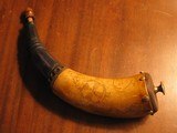 Antique Scrimshawed Recreated "KENYUCKY" 1700s Powder Horn - 2 of 6