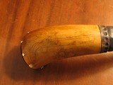 Antique Scrimshawed Recreated "KENYUCKY" 1700s Powder Horn - 4 of 6