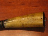 Antique Style Scrimshaw 1799 Nautical Tall Ship 15.5" Powder Horn - 5 of 6