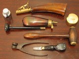 Antique Style Repica .45 cal. Flintlock English Dueling Pistol Cased Set - 5 of 9