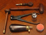Recreated Antique Replica English Gentlemens .50 cal. Cap & Ball Blackpowder Dueling Pistol Cased Set - 7 of 7