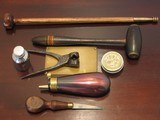 Antique Recreated Replica 1800s Gentlemens .50 cal. Dueling Pistol Cased Set - 6 of 8