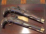 Antique Recreated Replica 1800s Gentlemens .50 cal. Dueling Pistol Cased Set - 3 of 8
