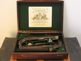 Antique Recreated Replica 1800s Gentlemens .50 cal. Dueling Pistol Cased Set - 2 of 8