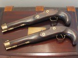 Antique Recreated Replica 1800s Gentlemens .50 cal. Dueling Pistol Cased Set - 4 of 8