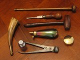 1800 Replica Antique American .50 cal. Flintlock Dueling Pistol Cased Set - 8 of 9