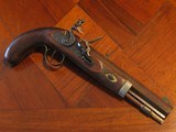 Replica .50 cal. ca.1840 Flintlock Mountain Hawken Black Powder Muzzleloader Cased Pistol - 7 of 14
