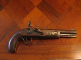 Replica .50 cal. ca.1840 Flintlock Mountain Hawken Black Powder Muzzleloader Cased Pistol - 6 of 14