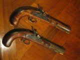 Recreated Antique ca.1845 Black powder .50 Cal. English Gentleman`s Dueling Pistol Cased Set - 5 of 10
