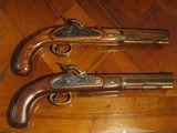 Recreated Antique ca.1845 Black powder .50 Cal. English Gentleman`s Dueling Pistol Cased Set - 3 of 10
