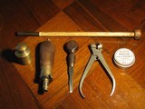 Recreated Antique ca.1845 Black powder .50 Cal. English Gentleman`s Dueling Pistol Cased Set - 9 of 10