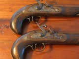 Recreated Antique ca.1845 Black powder .50 Cal. English Gentleman`s Dueling Pistol Cased Set - 8 of 12