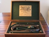 Recreated Antique ca.1845 Black powder .50 Cal. English Gentleman`s Dueling Pistol Cased Set - 3 of 12