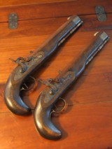 Recreated Antique ca.1845 Black powder .50 Cal. English Gentleman`s Dueling Pistol Cased Set - 6 of 12