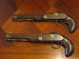 Recreated Antique ca.1845 Black powder .50 Cal. English Gentleman`s Dueling Pistol Cased Set - 5 of 12