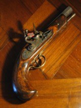 Recreated Antique ca.1851 Black powder Flintlock.45 Cal. English Gentleman`s Traveling Pistol Cased Set - 9 of 14