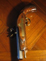 Recreated Antique ca.1851 Black powder Flintlock.45 Cal. English Gentleman`s Traveling Pistol Cased Set - 7 of 14