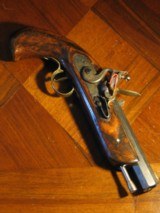 Recreated Antique ca.1851 Black powder Flintlock.45 Cal. English Gentleman`s Traveling Pistol Cased Set - 8 of 14