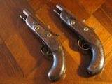 Recreated Antique .45 cal. ca.1855 Black Powder Percussion English Gentleman`s Traveling Pistol Cased Set - 7 of 12