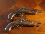 Recreated Antique .45 cal. ca.1855 Black Powder Percussion English Gentleman`s Traveling Pistol Cased Set - 5 of 12