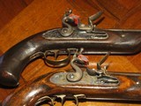 Antique Recreated .45 Cal. Circa 1826 English Flintlock Joseph Manton Cased Dueling Pistol Set - 9 of 12