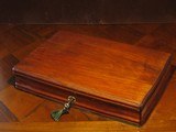 Recreated Replica Antique ca.1845 Samuel Nock .54 cal. Black Powder Percussion English Gentleman`s Dueling Pistol Cased Set - 13 of 13