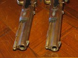 Recreated Replica Antique ca.1845 Samuel Nock .54 cal. Black Powder Percussion English Gentleman`s Dueling Pistol Cased Set - 8 of 13