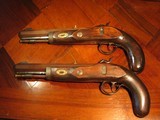 Recreated Antique English .50 cal. ca.1845 Joseph Manton Black Powder Dueling Pistol Cased Set - 5 of 10