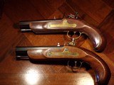 Recreated Antique .45 cal. English Gentleman`s FLINTLOCK Black Powder Muzzleloader Pocket Cased Pistol Set - 7 of 10